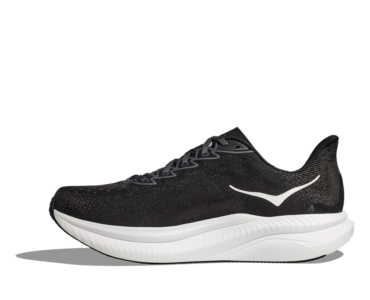 HOKA Men's Mach 6 - BLACK / WHITE (Wide)