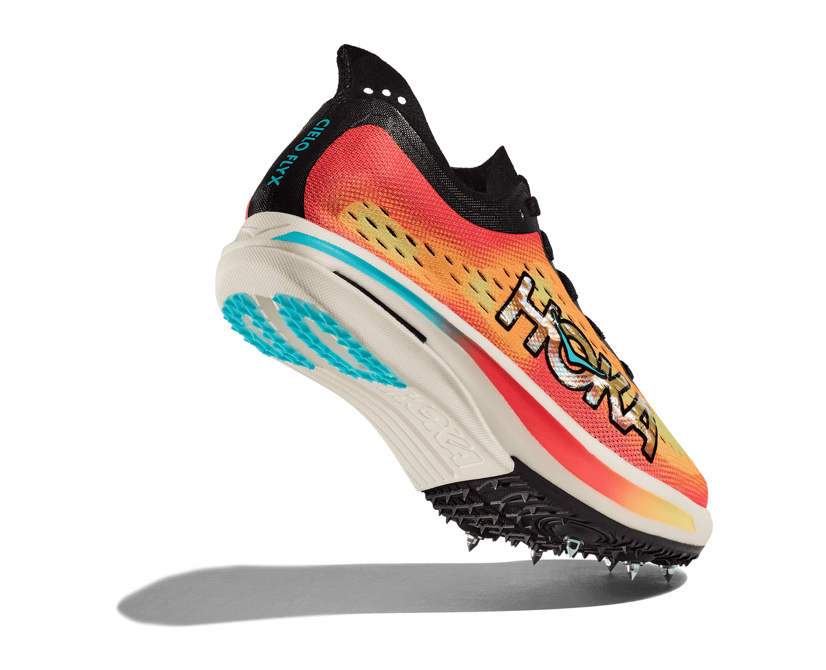 HOKA Unisex Cielo Flyx - BLACK / YUZU