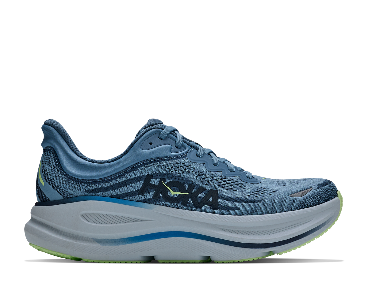 HOKA Men's Bondi 9 - DOWNPOUR / THUNDER CLOUD (Extra Wide)