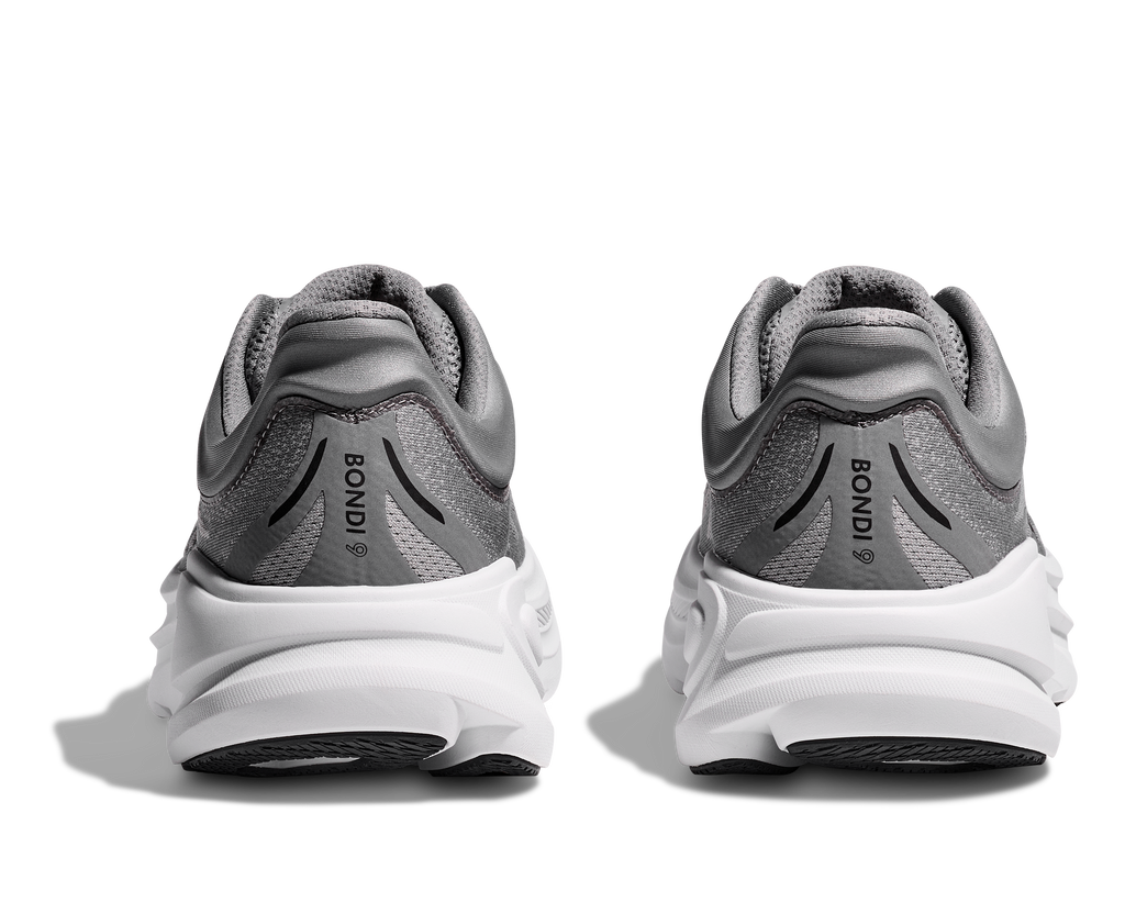 HOKA Men's Bondi 9 - GALACTIC GREY / STELLAR GREY (Wide)