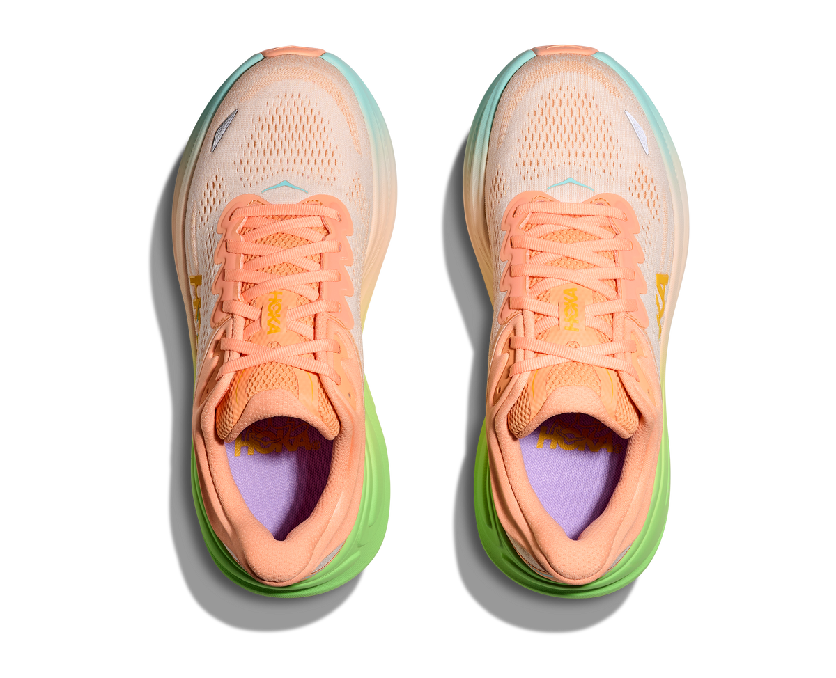 HOKA Women's Bondi 9 - FROST / PALE TANGERINE
