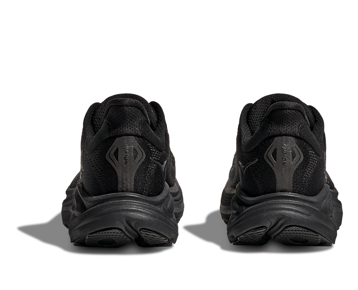 HOKA Men's Clifton 10 - BLACK / BLACK (Wide)