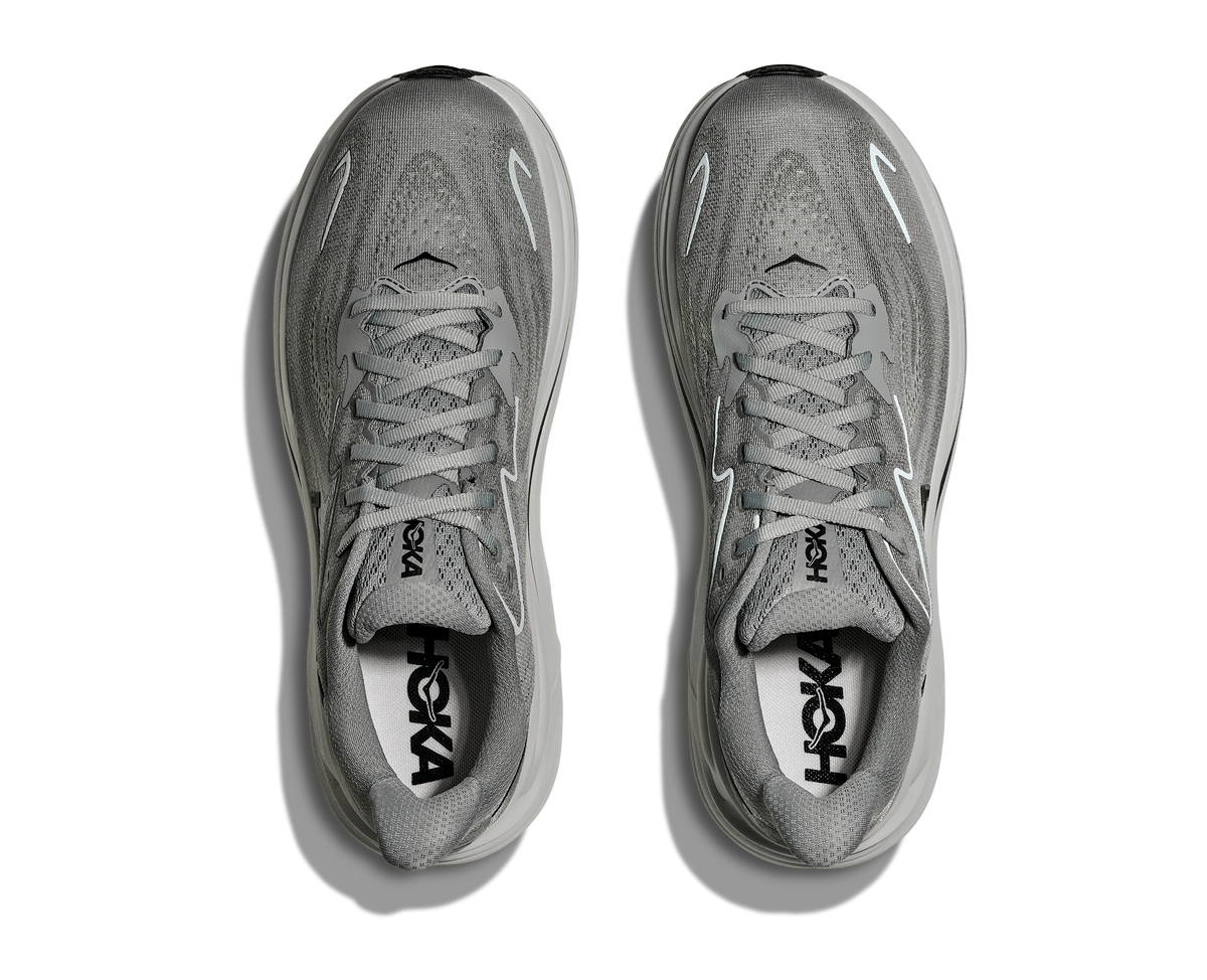 HOKA Men's Clifton 10 - GALACTIC GREY / ASTEROID (Wide)