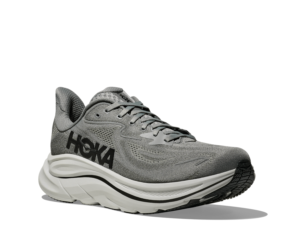 HOKA Men's Clifton 10 - GALACTIC GREY / ASTEROID (Wide)