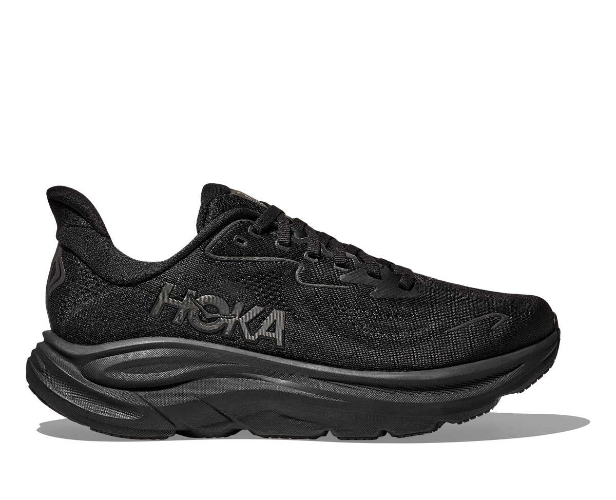 HOKA Women's Clifton 10 - BLACK / BLACK
