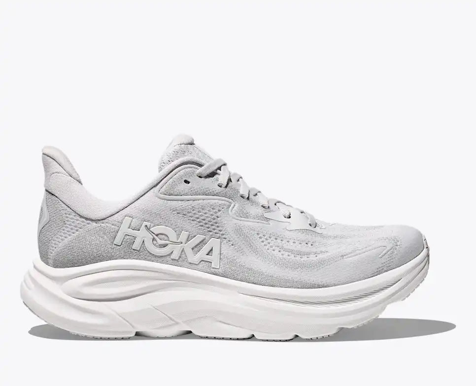 HOKA Women's Clifton 10 - COSMIC GREY / STARDUST (Wide)