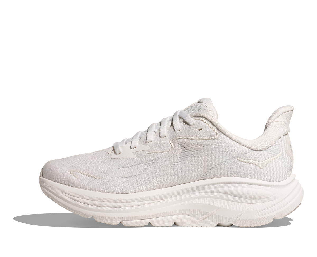 HOKA Women's Clifton 10 - WHITE / WHITE (Wide)