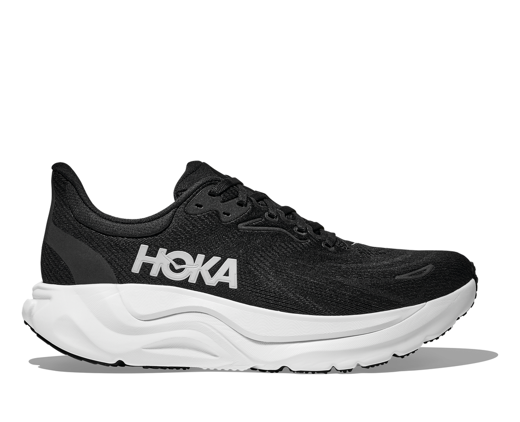HOKA Women's Arahi 8 - BLACK / WHITE (Wide)