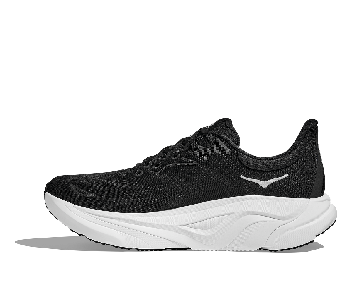 HOKA Women's Arahi 8 - BLACK / WHITE (Wide)