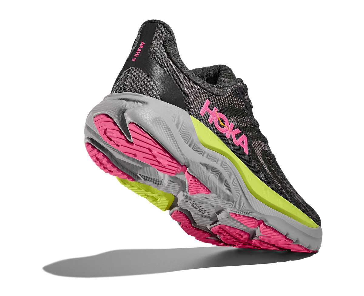 HOKA Women's Arahi 8 - CHARCOAL GREY / GREY SKIES
