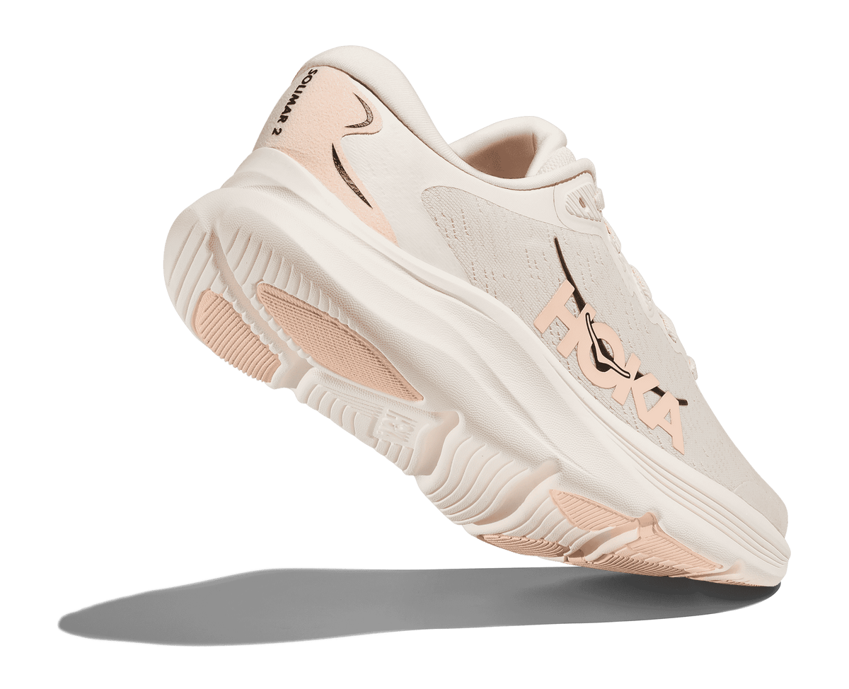 HOKA Women's Solimar 2 - ALABASTER / TANGERINE GLOW