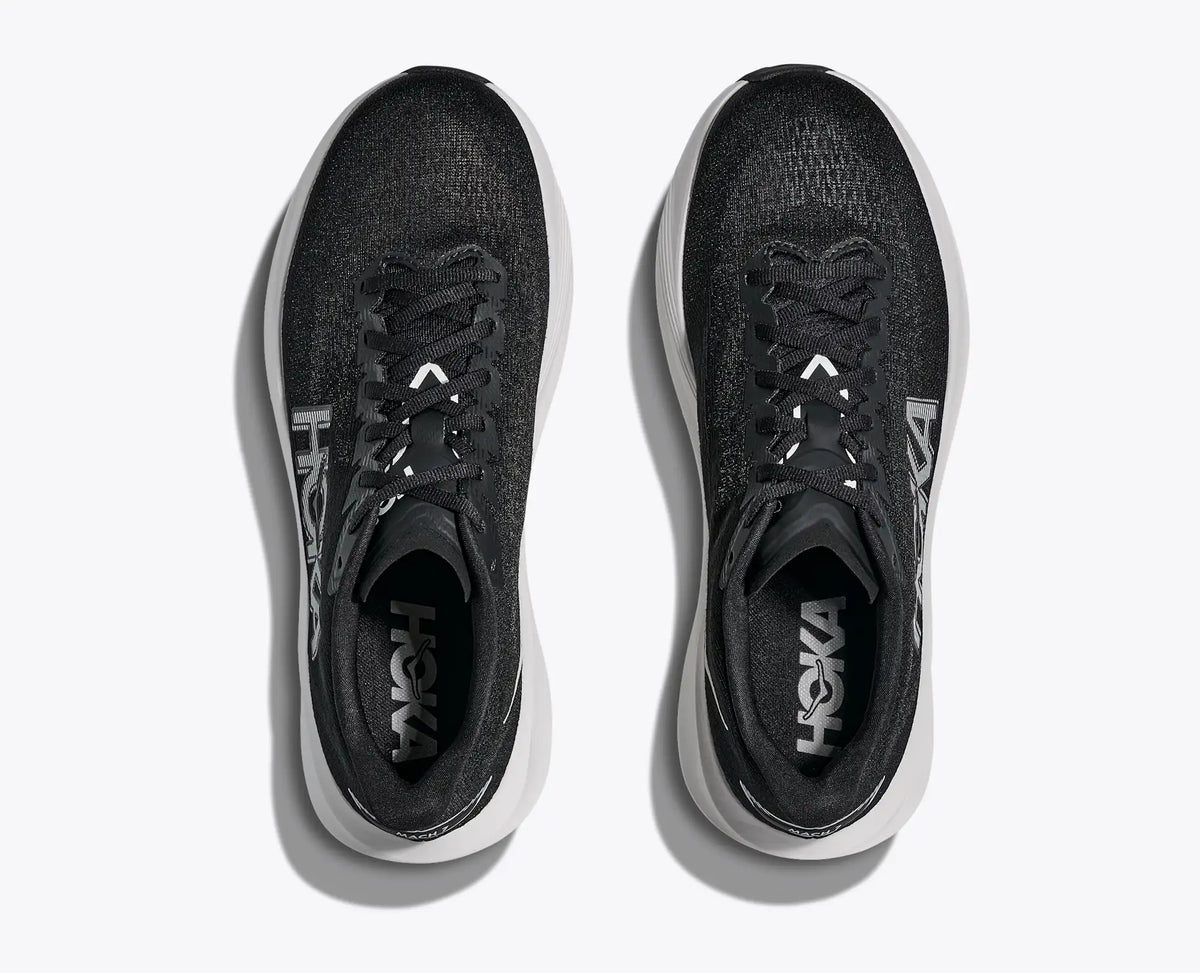 HOKA Women's Mach 7 - BLACK / WHITE (Wide)
