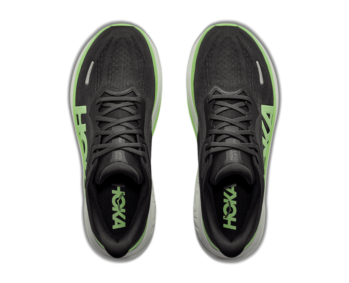 HOKA Men's Clifton Pro - CARBON BLACK / TART APPLE