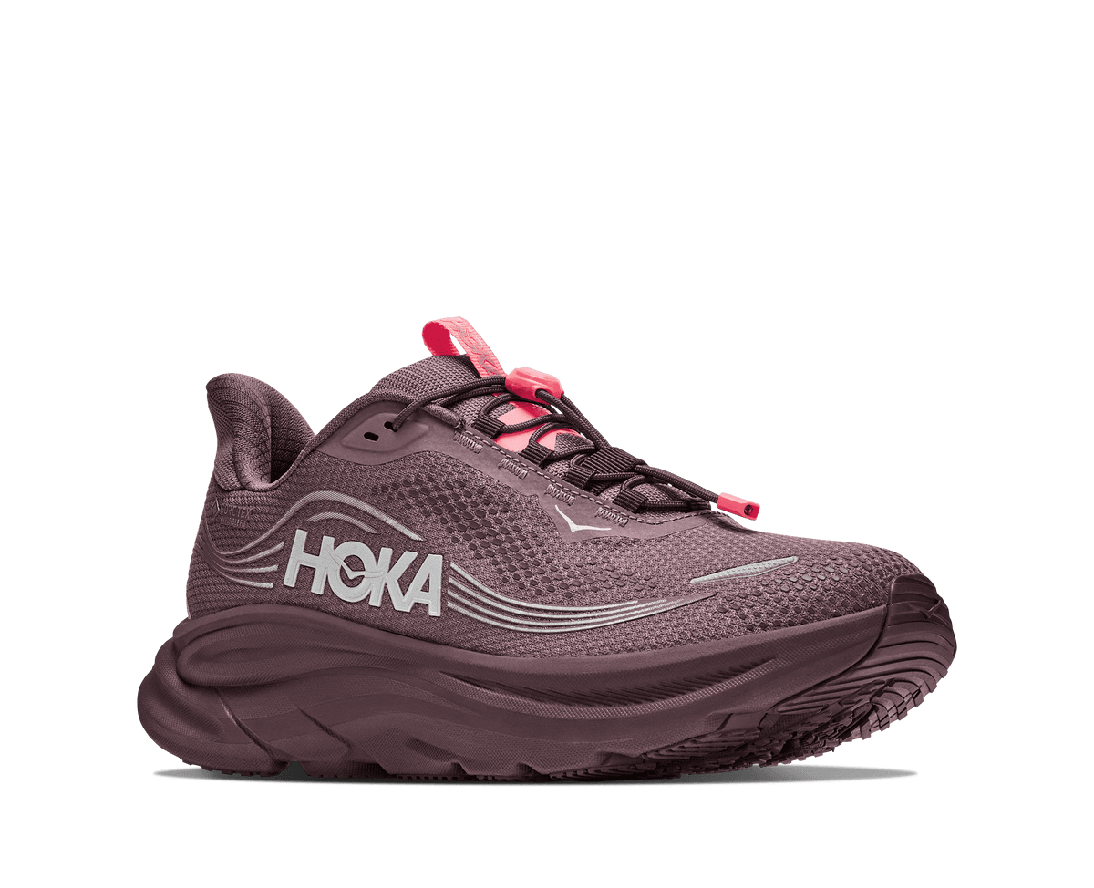 HOKA Women's Clifton 11 GTX - SMOKY QUARTZ / DEEP MAUVE