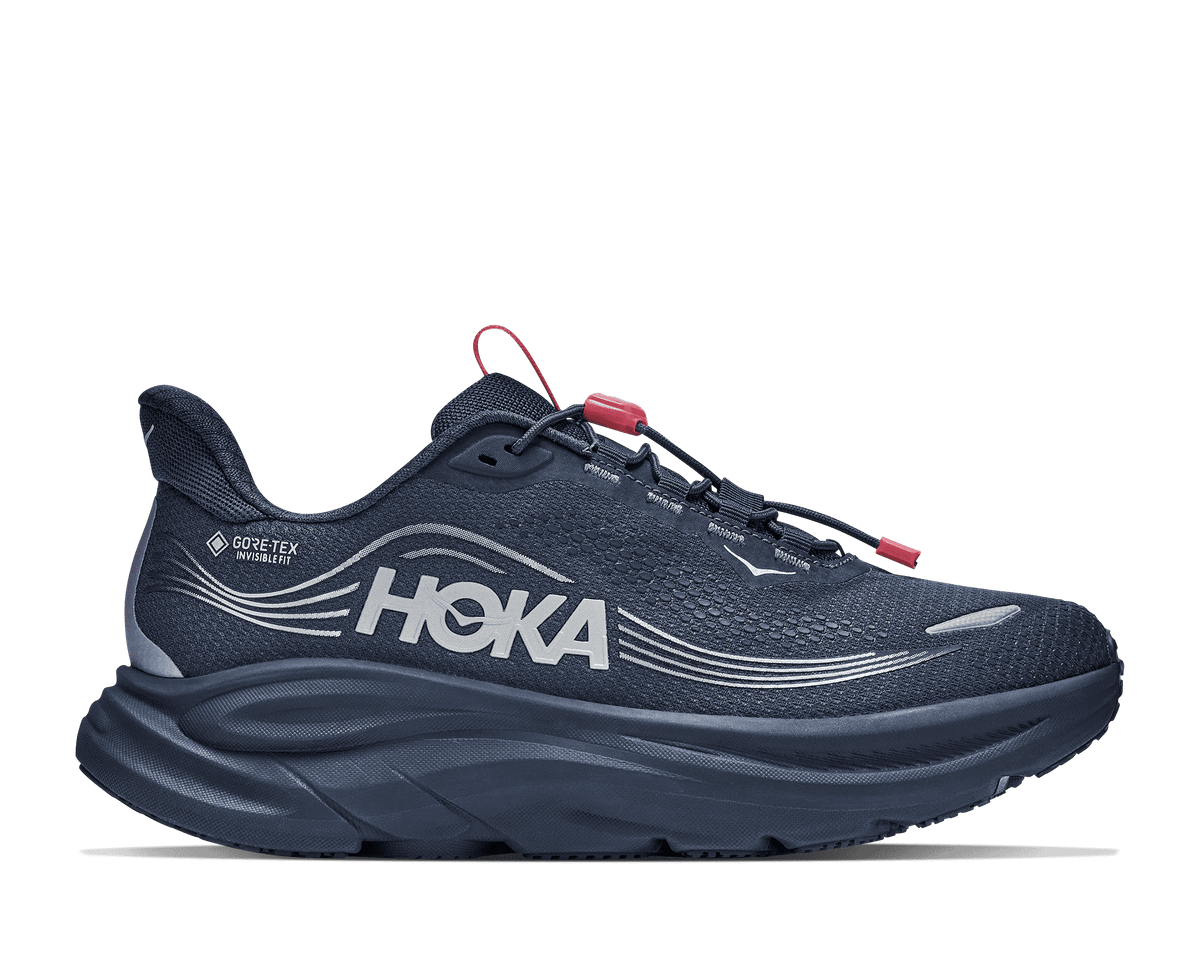 HOKA Women's Clifton 11 GTX - VARSITY NAVY / BURNT RED