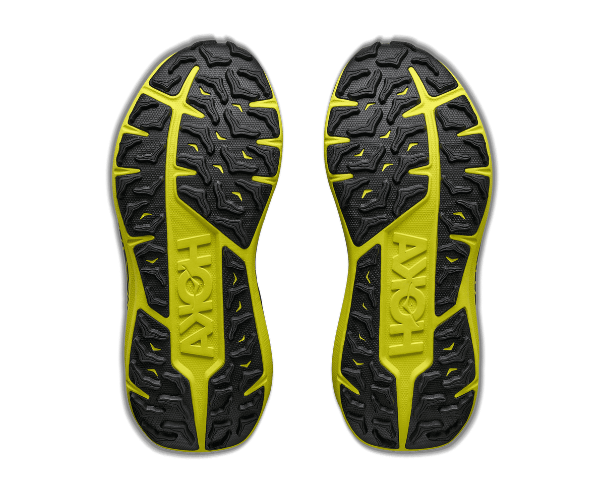 HOKA Men's Stinson 8 - BLACK / HOKA CITRUS