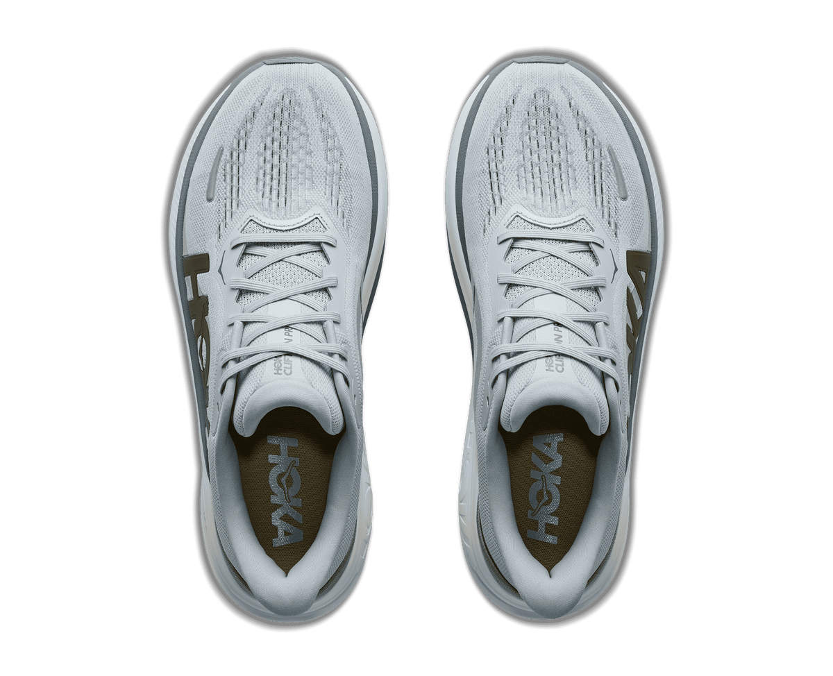 HOKA Men's Clifton Pro Glm - MINERAL BLUE / SPROUTED GREEN
