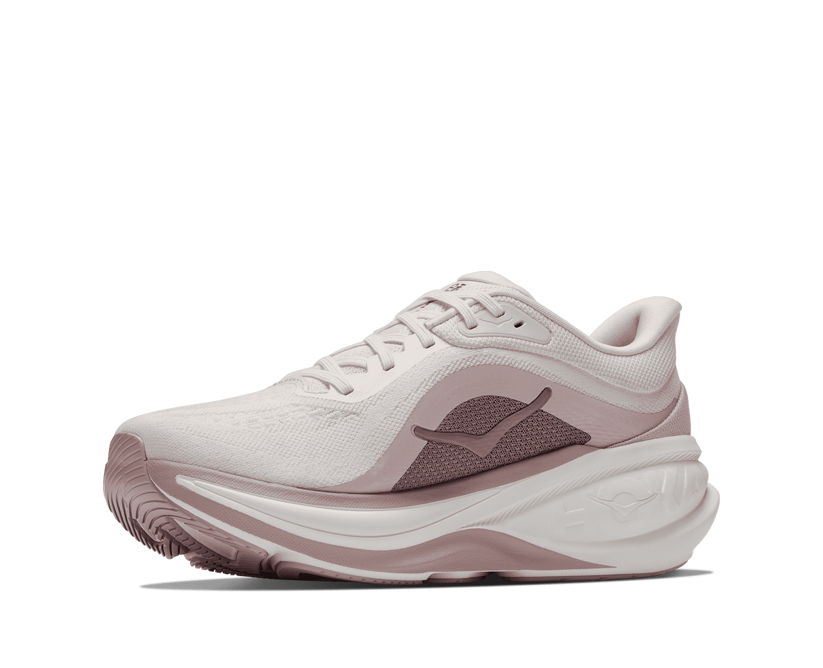 HOKA Women's Clifton Pro Glm - ALABASTER / PINK OPAL (Wide)