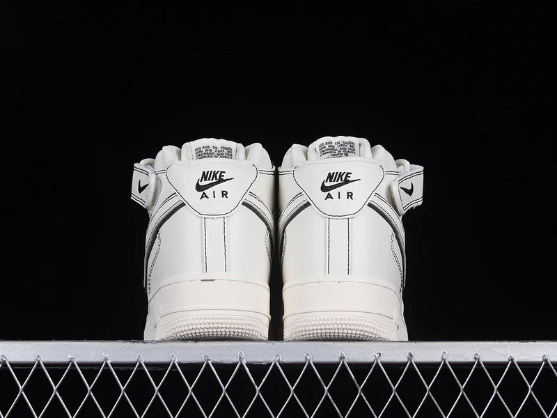 Nike Air Force 1 Mid Reflective "Triple Sail/Black"