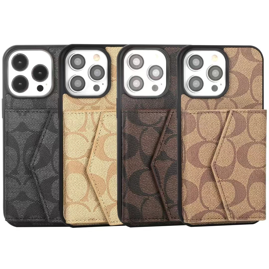 Monogram Wallet Phone Cases – Stylish & Functional Design