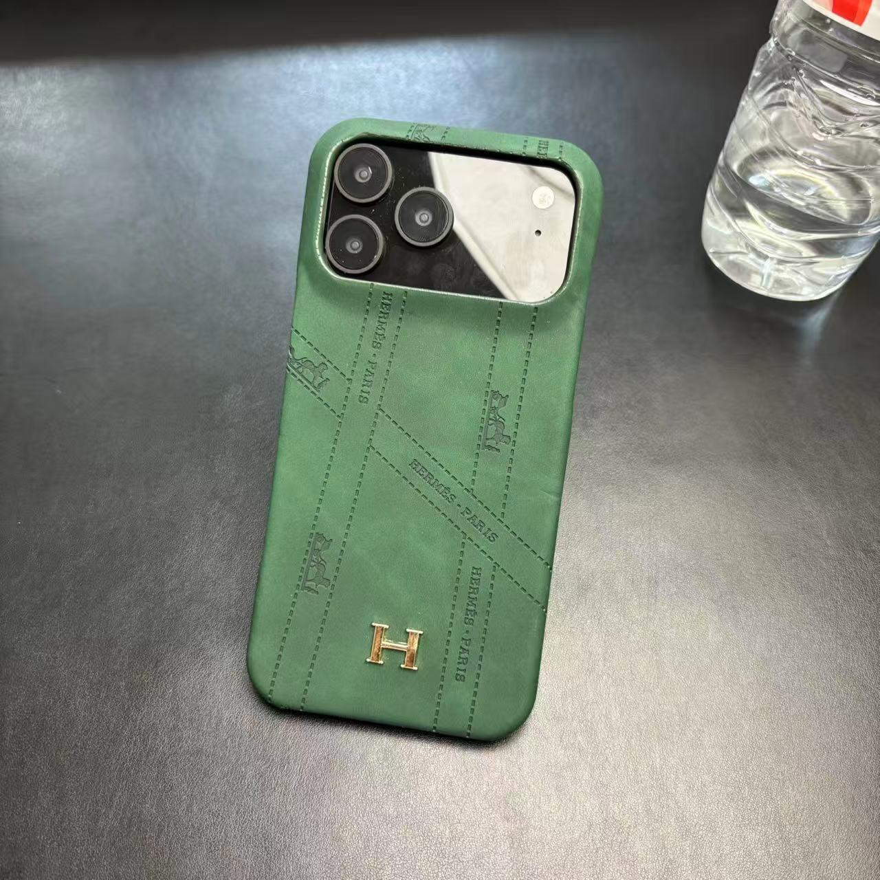 Premium lux Leather Case For iPhone 17/ 16 / 15 /14