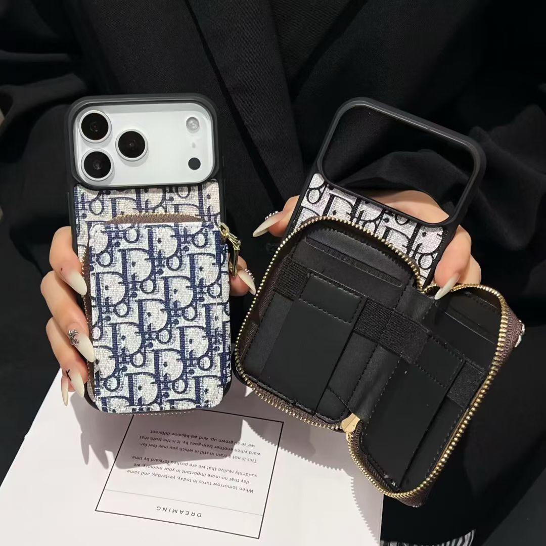 Luxury iPhone Case Card Slot For iPhone 17 / 16 / 15 / 14