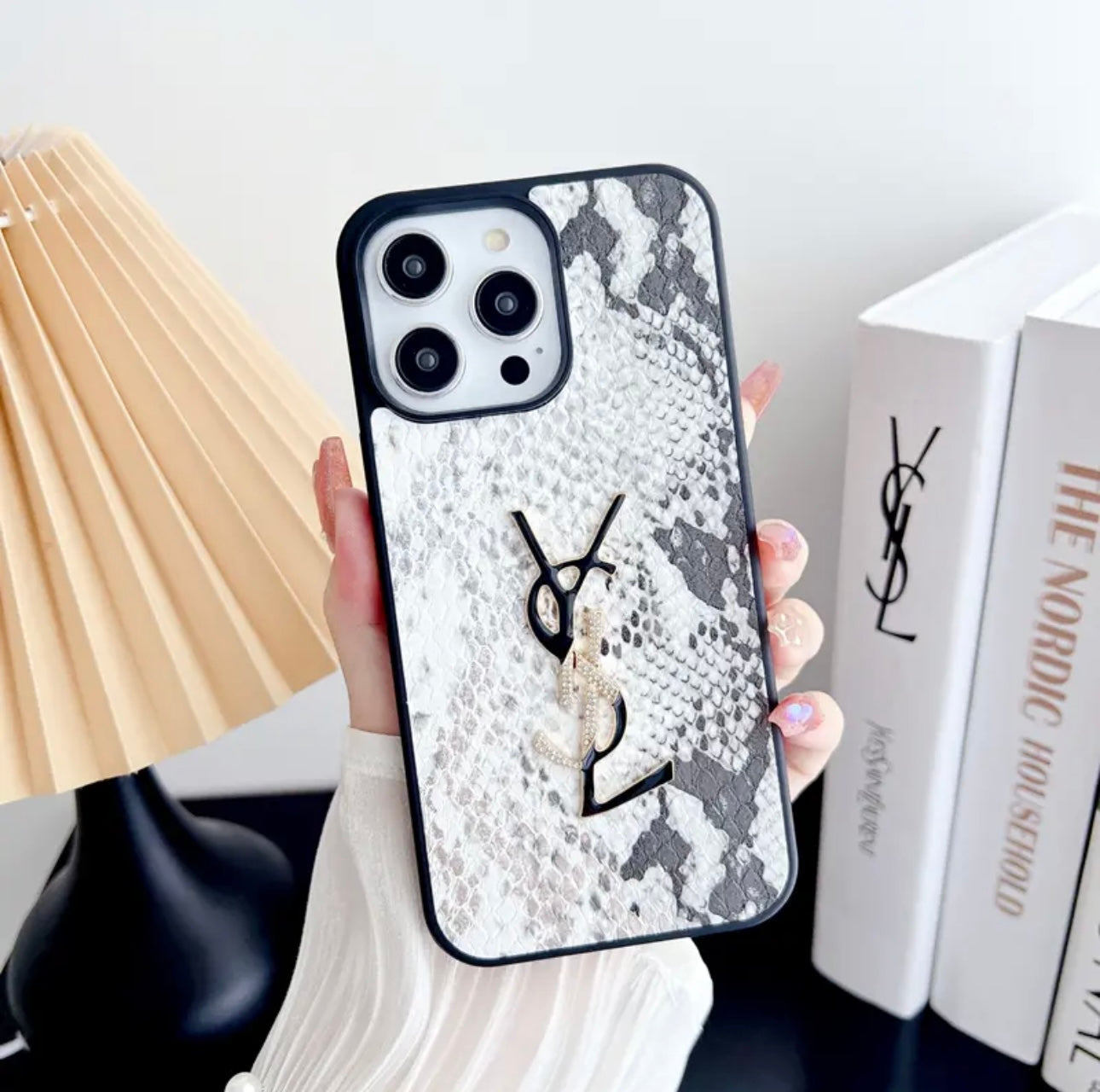 Designer Luxurious 3D Logo iPhone Case