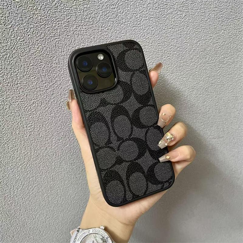 Soft Leather-Texture Protective iPhone Case – Shockproof Protective Phone Cover