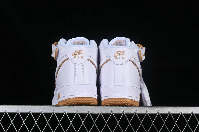 Nike Air Force 1 Mid "White/Sand"