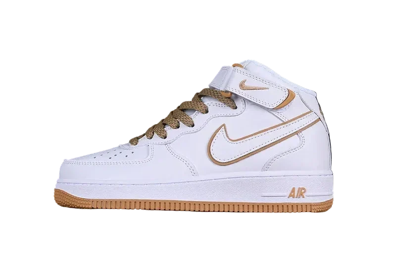 Nike Air Force 1 Mid "White/Sand"