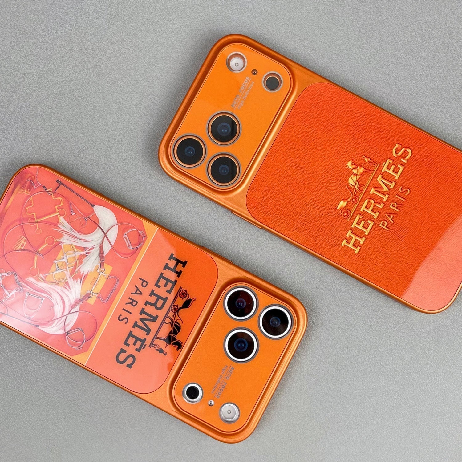 Luxury Orange Series iPhone Case – Premium Protective Phone Cover