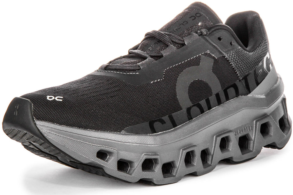 On Running Cloudmonster In Black For Women