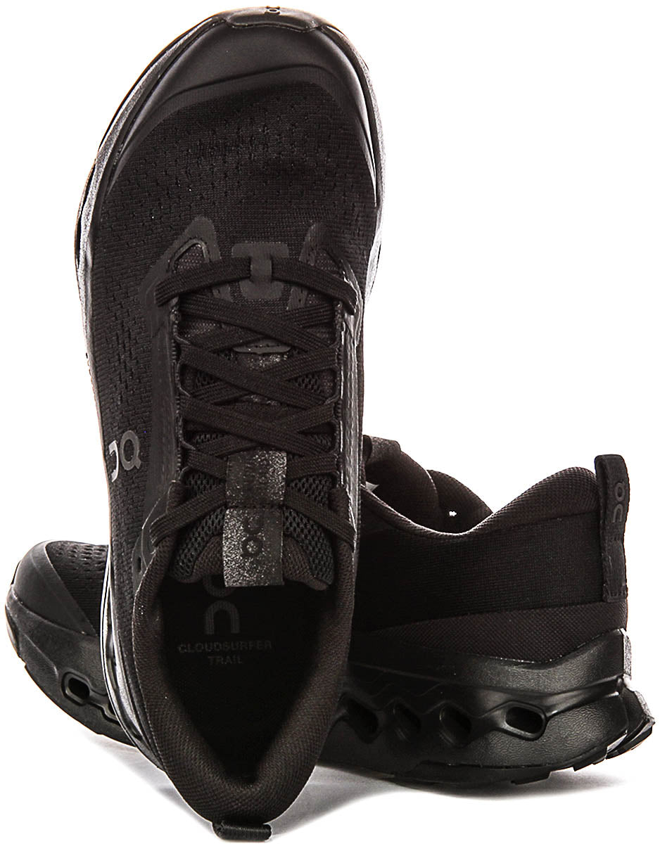 On Running Cloudsurfer Trail 2 In Black For Men