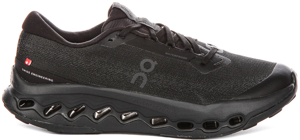 On Running Cloudsurf Trail 2 Waterproof In Black For Men