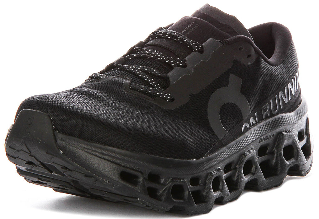 On Running Cloudmonster 3 In All Black For Men