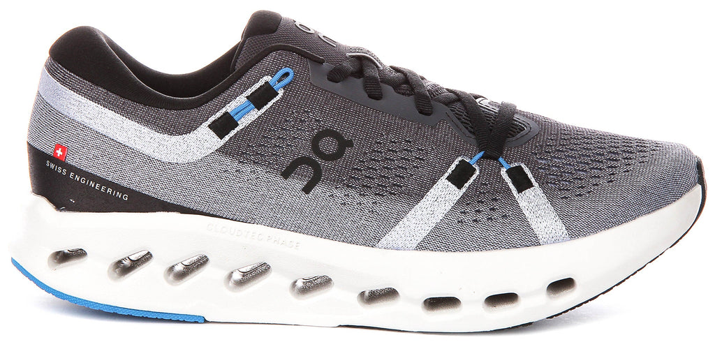 On Running Cloudsurfer 2 In Black Grey For Men