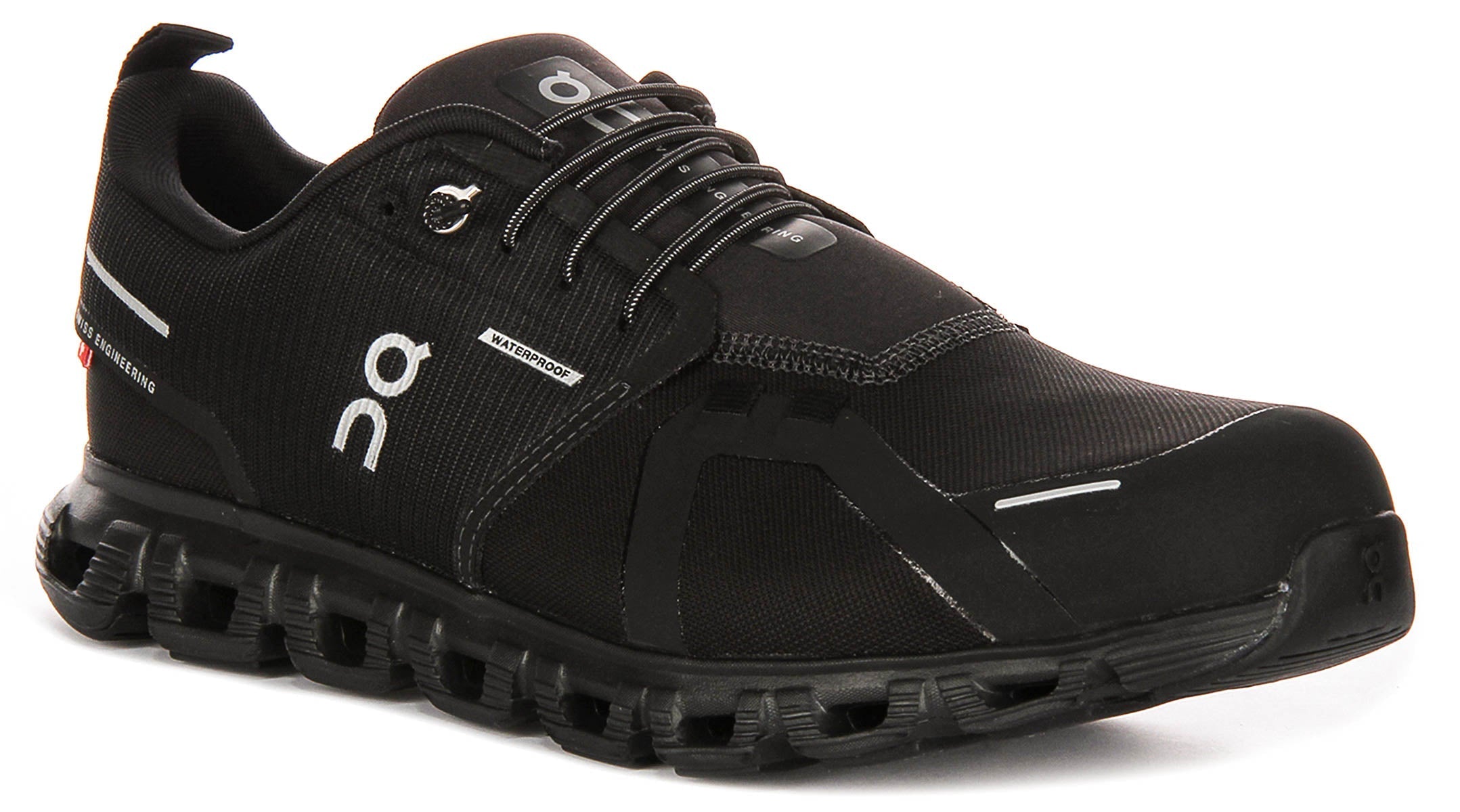 On Running Cloud 6 Waterproof In All Black For Men