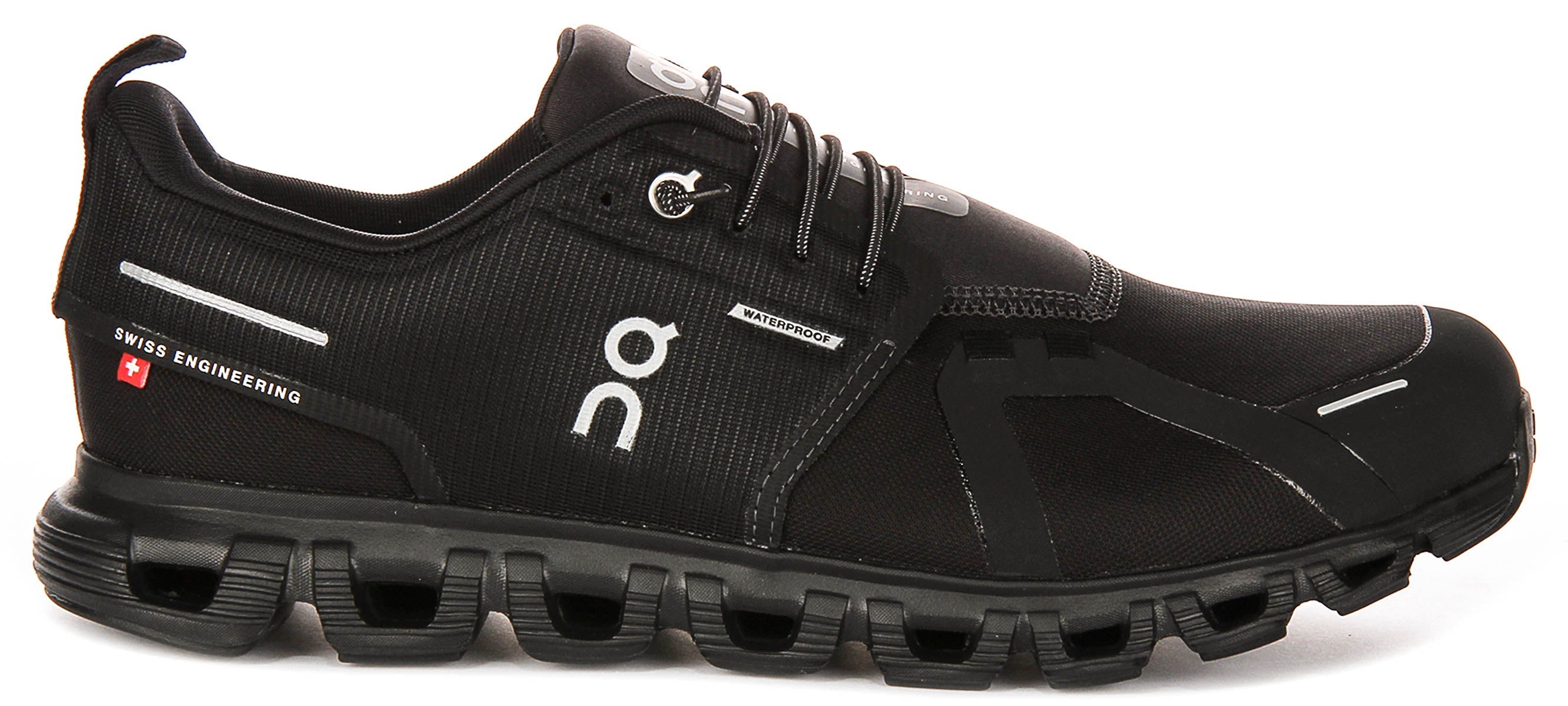 On Running Cloud 6 Waterproof In All Black For Men
