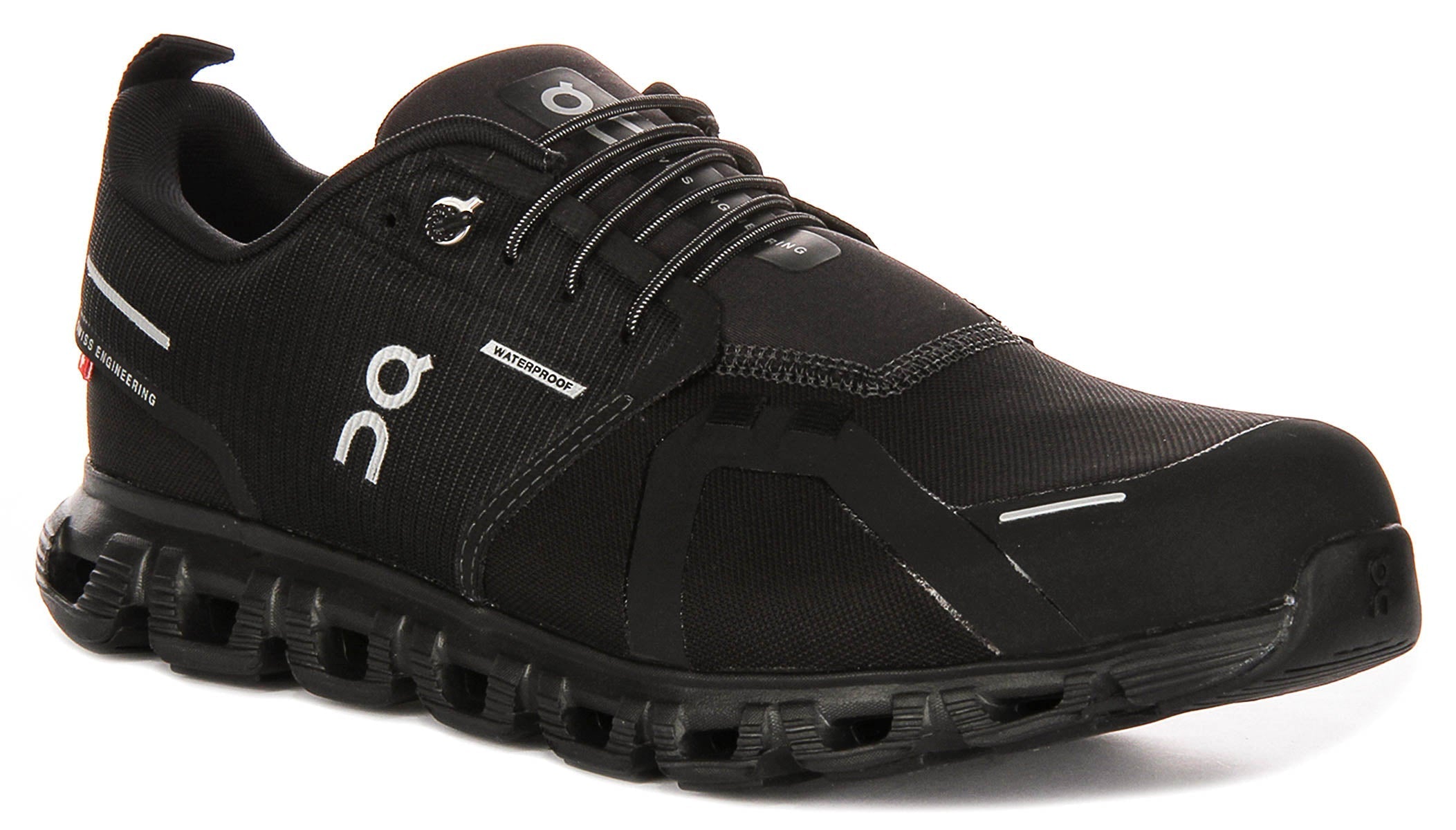 On Running Cloud 6 Waterproof In Black Black For Women