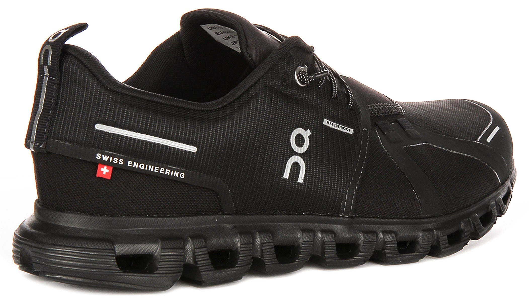 On Running Cloud 6 Waterproof In Black Black For Women