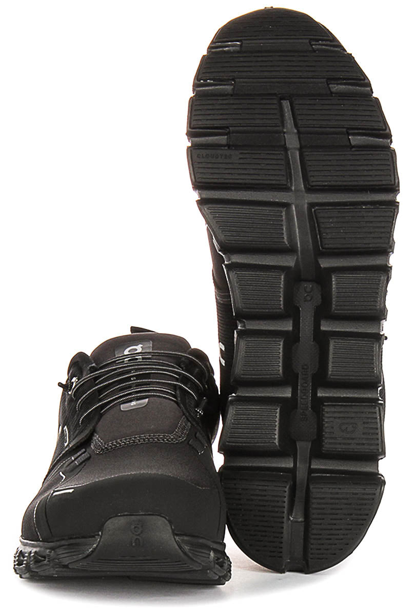 On Running Cloud 6 Waterproof In Black Black For Women