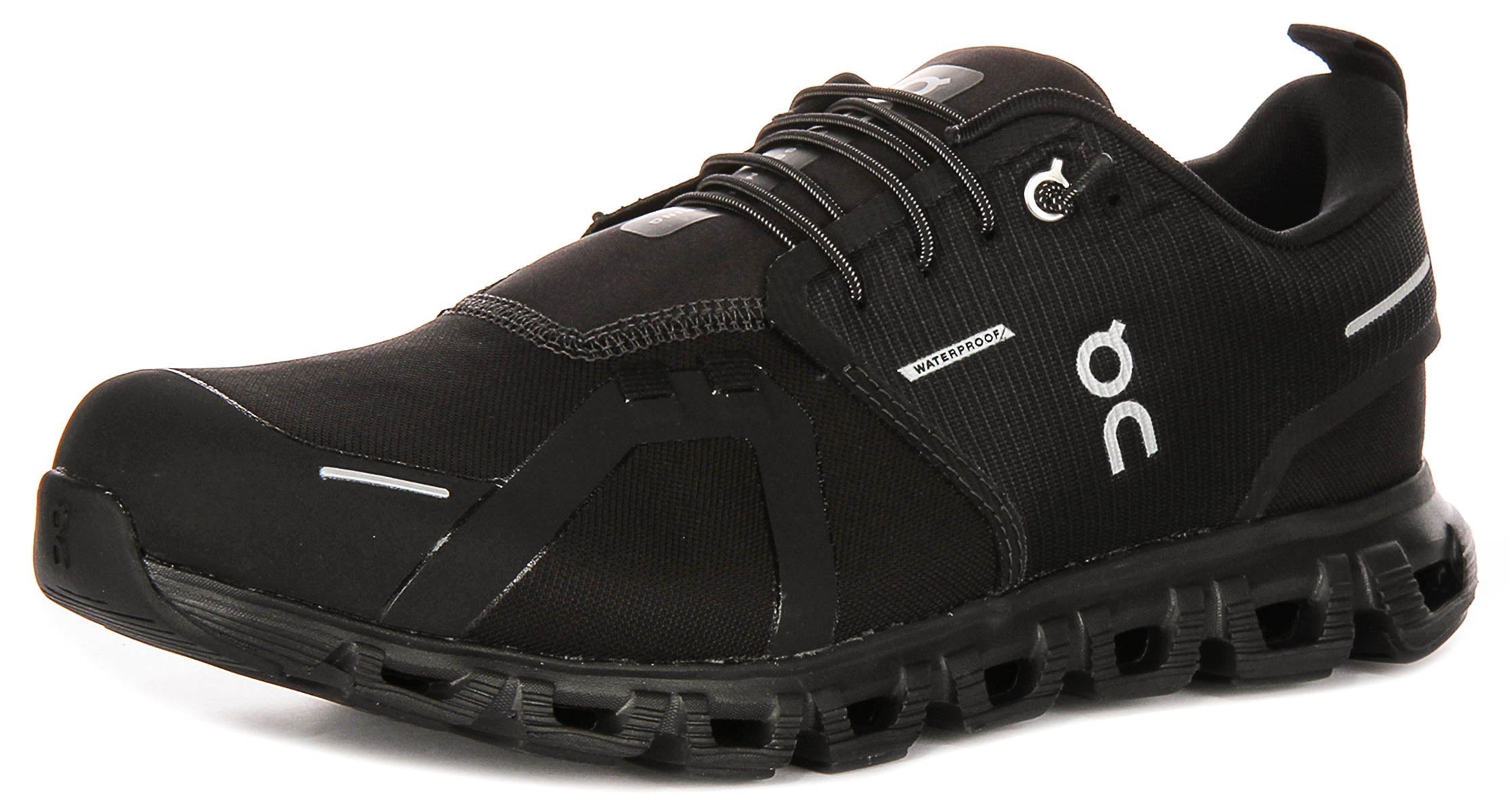 On Running Cloud 6 Waterproof In Black Black For Women