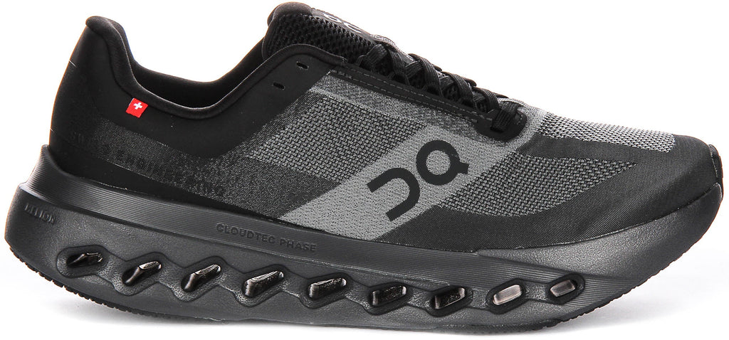On Running Cloudsurfer Next In Black Grey For Women