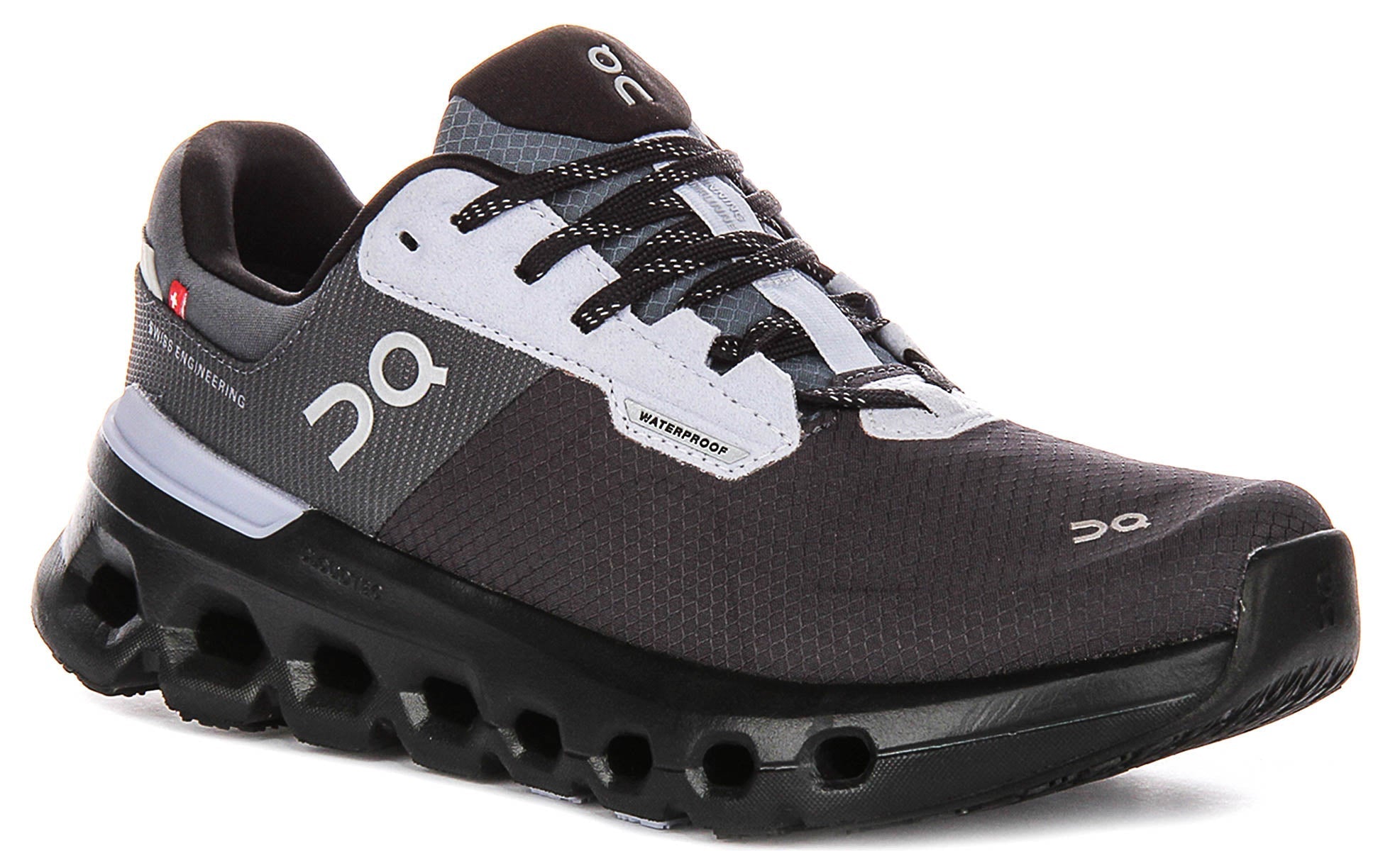 On Running Cloudrunner 2 Waterproof In Black Grey For Women