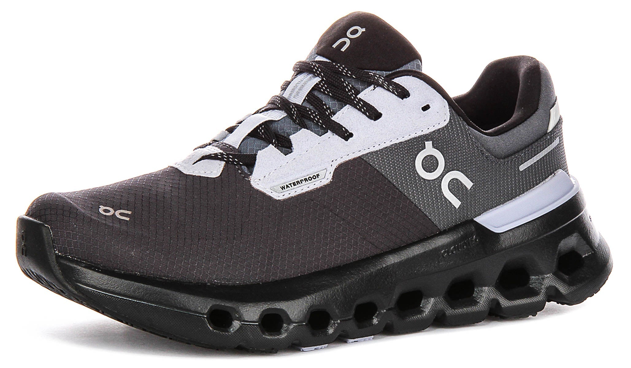 On Running Cloudrunner 2 Waterproof In Black Grey For Women