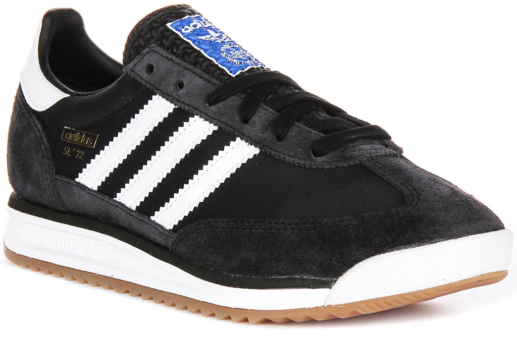 Adidas SL 72 RS J In Black White for Juniors