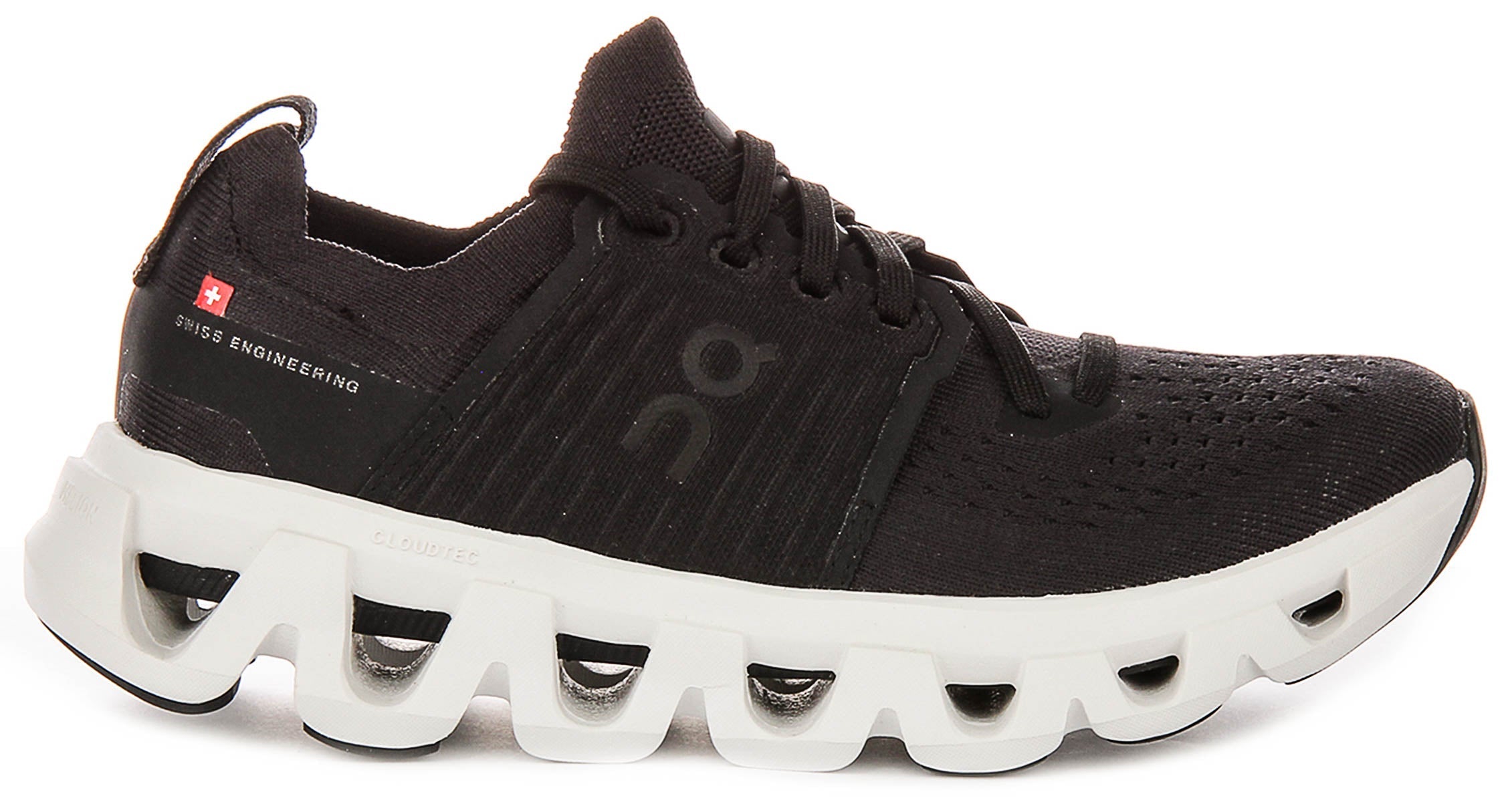 On Running Cloudswift 4 In Black White For Women