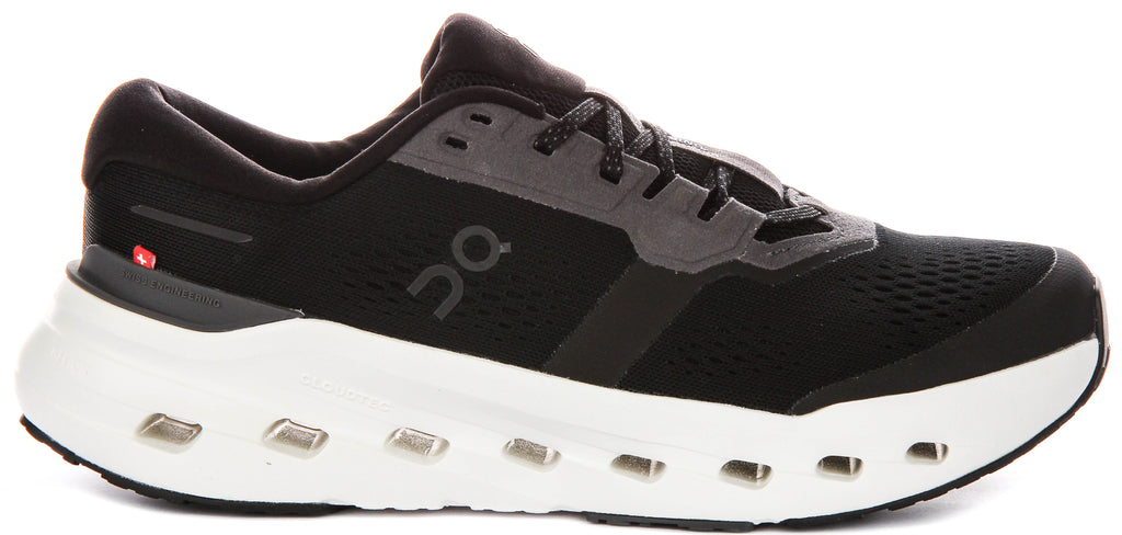On Running Cloudrunner 3 In Black White For Men