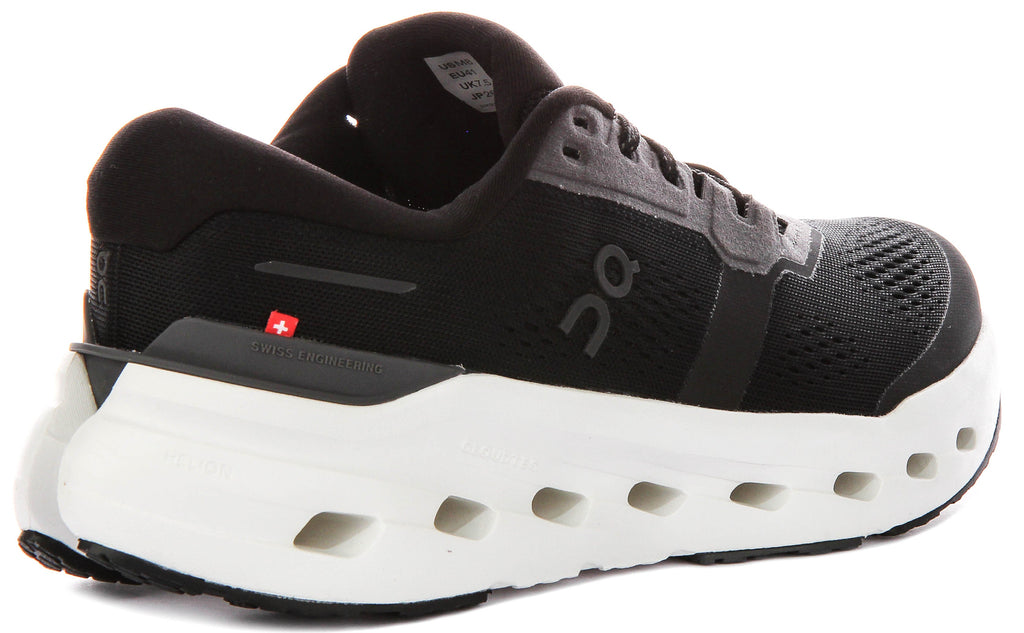 On Running Cloudrunner 3 In Black White For Men
