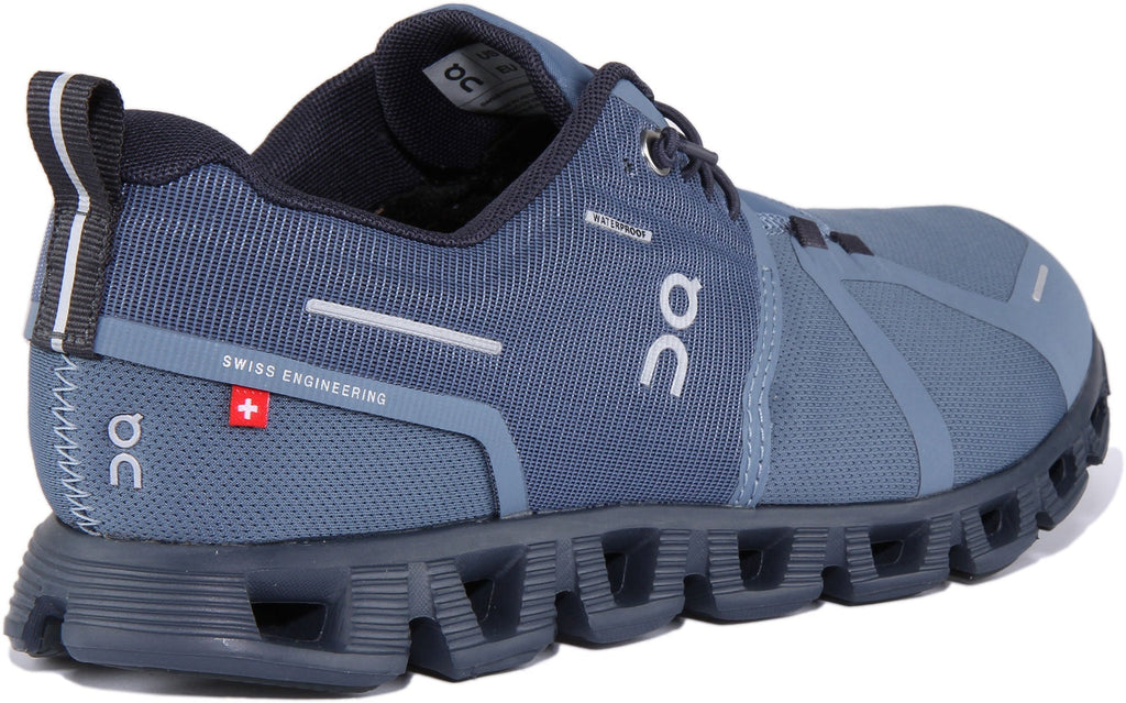 On Running Cloud 5 Waterproof In Blue For Men